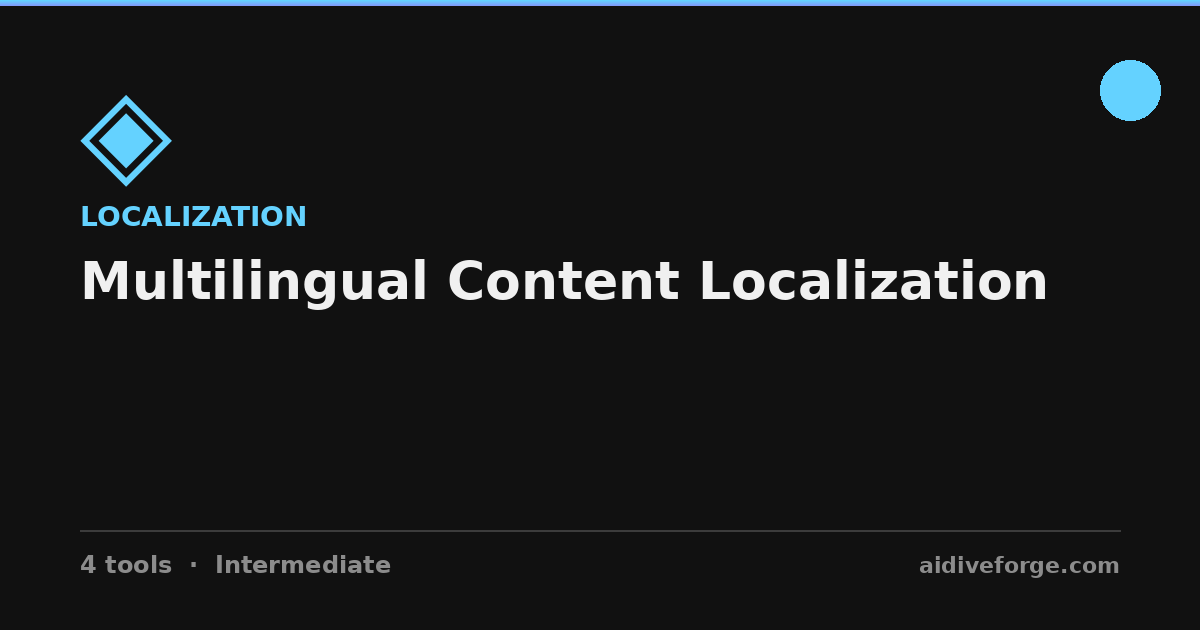 Multilingual Content Localization