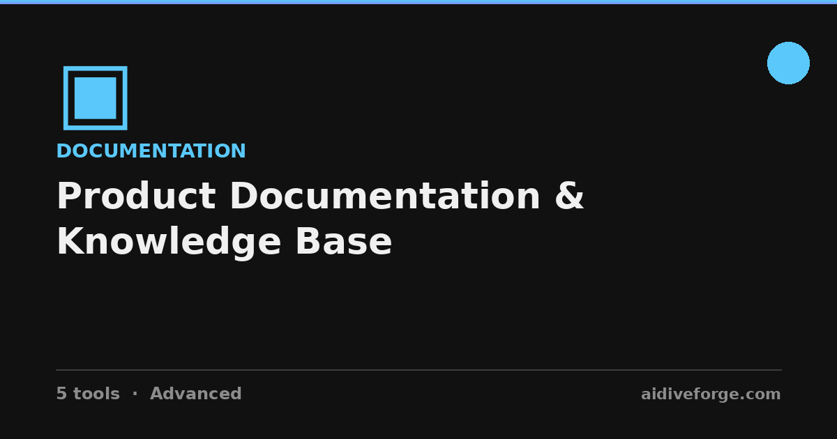 Product Documentation & Knowledge Base