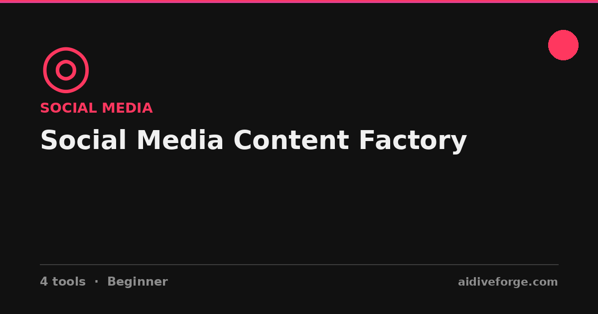 Social Media Content Factory