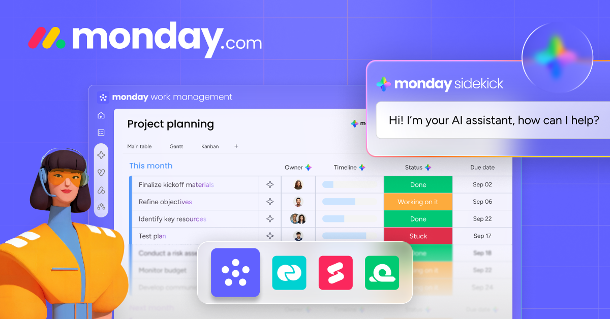 monday.com product screenshot