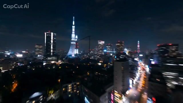 Tokyo Skyline Rollercoaster POV