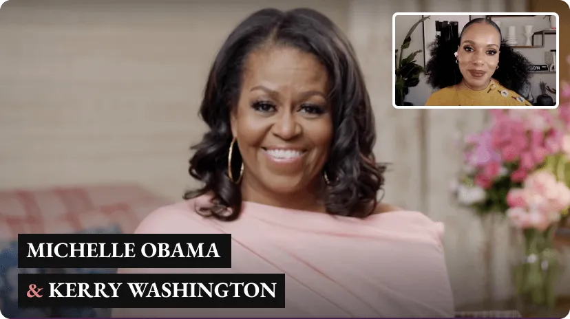 Michelle Obama and Kerry Washington video conversation