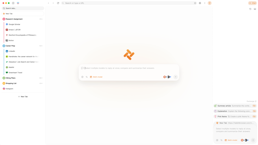 Tabbit Homepage