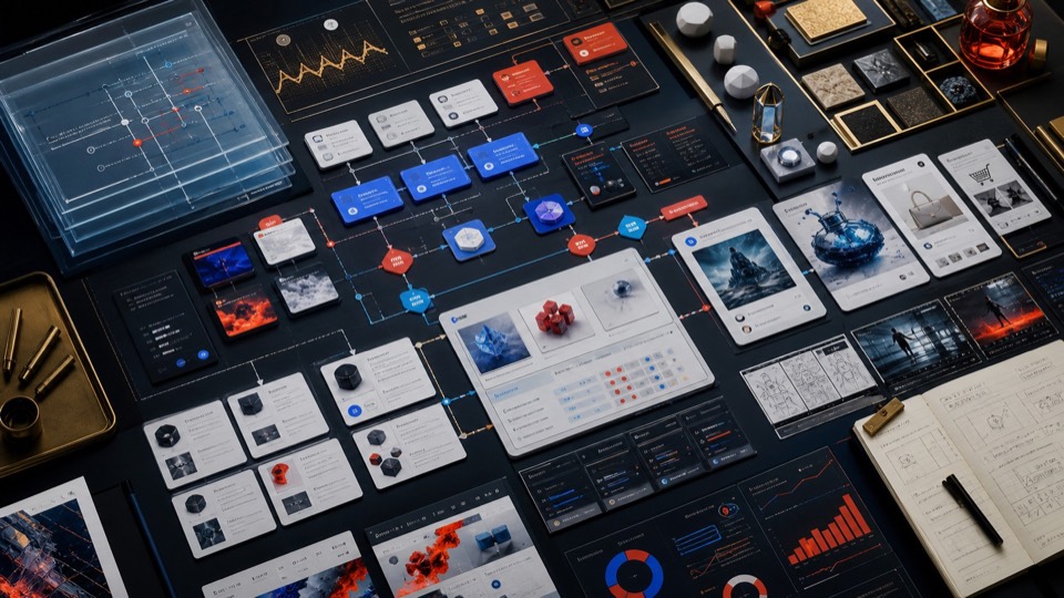 Cloudinary's New Image Generation API: One API, Multiple AI Models, and Built-in Asset Management featured image showing AI video workflow scenes and storyboard controls