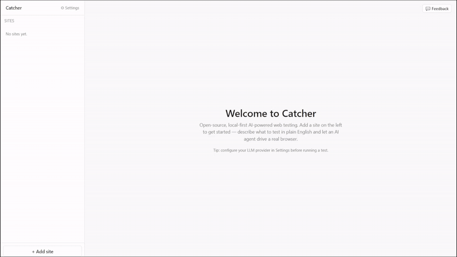 Catcher demo