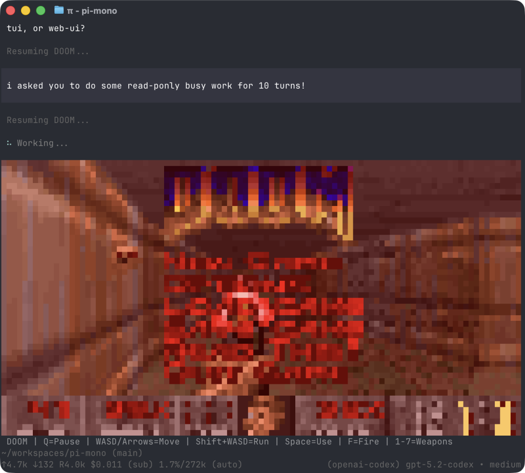 Doom running in Pi