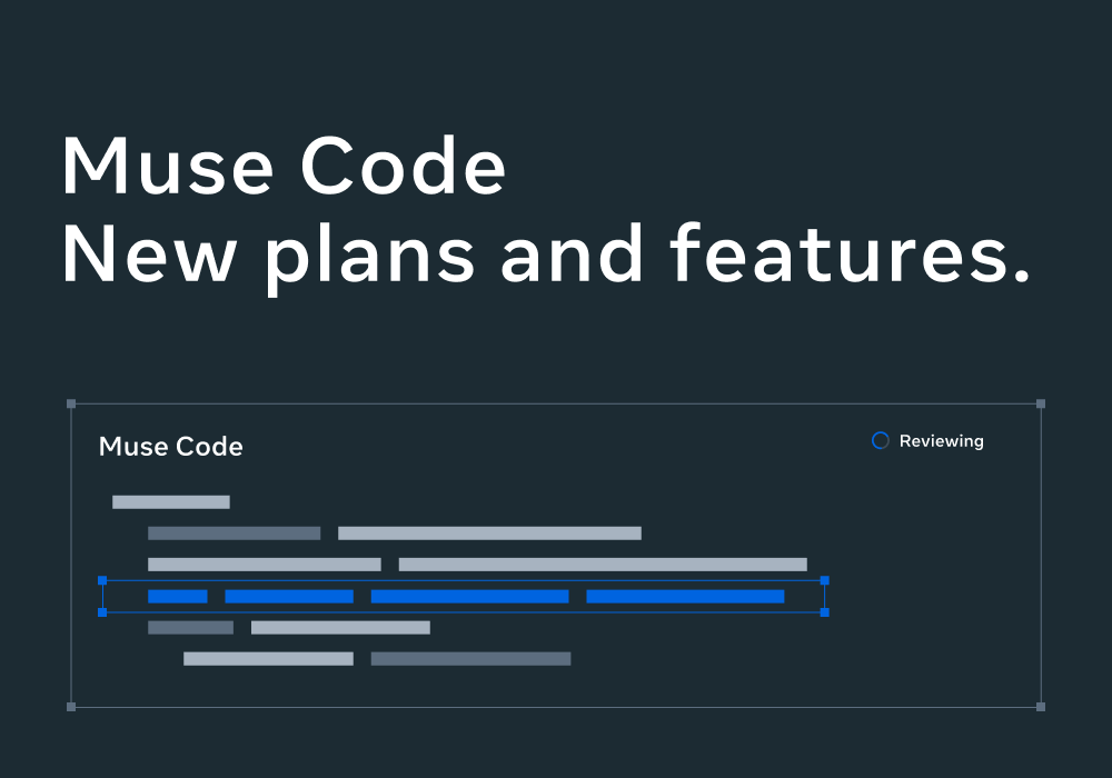 Muse Code: New plans and features