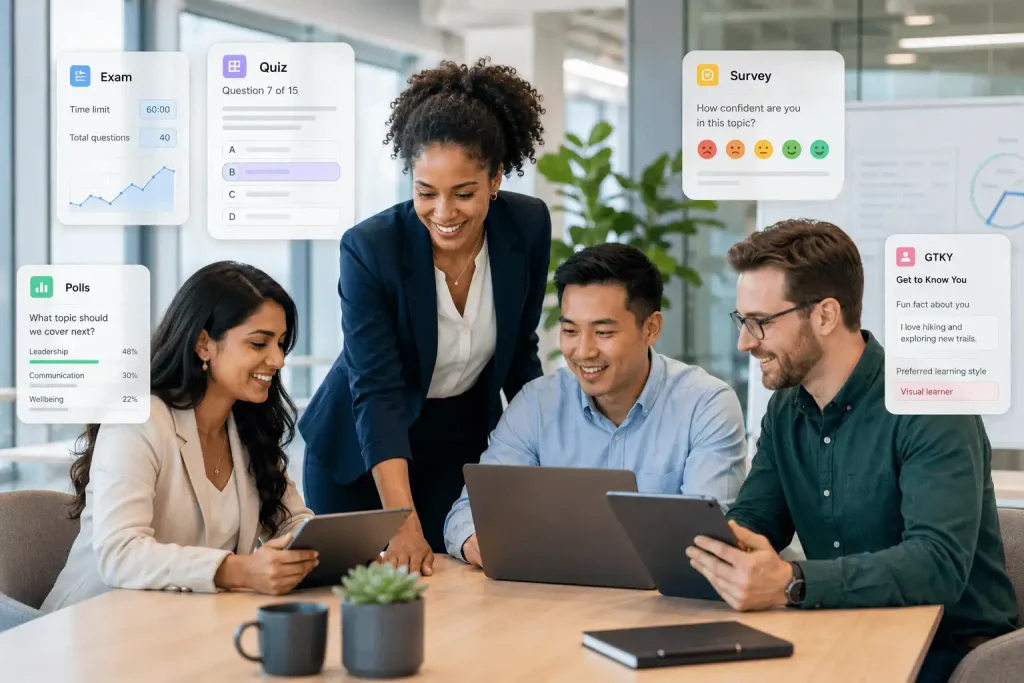ExaminerOS AI-powered assessment platform in action