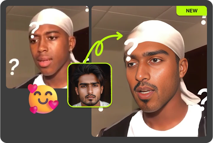 Meme Face Swap: Generating amusing memes quickly