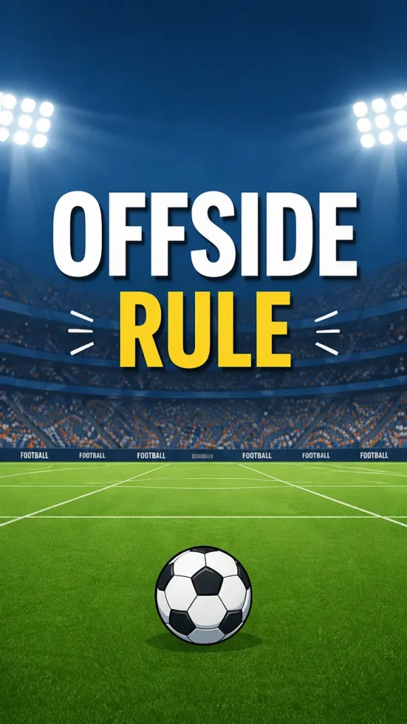 AI explainer video example about the football offside rule.