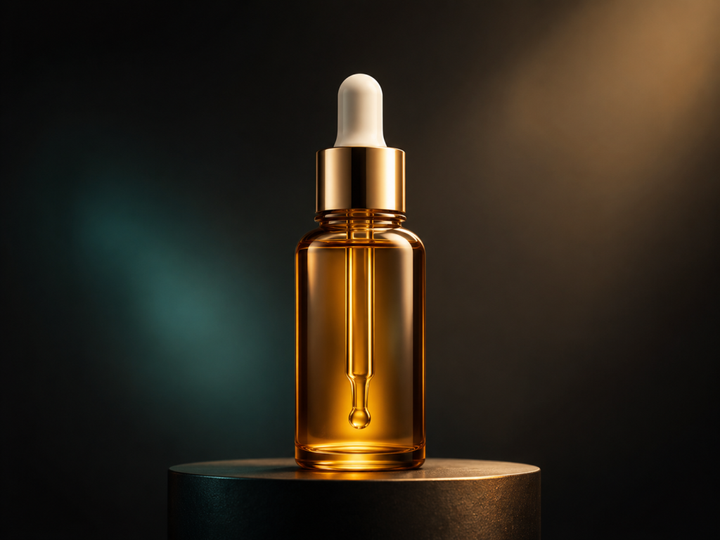 Glow serum bottle