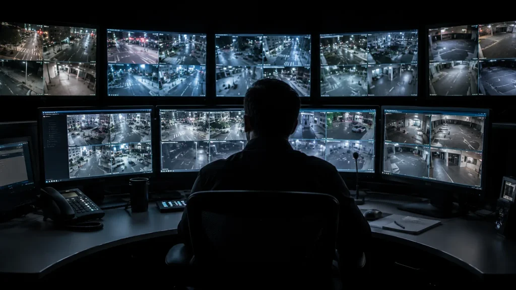 Live camera intelligence — AI monitoring multiple video feeds in real time