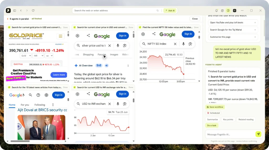 Fognitix AI Browser Autopilot