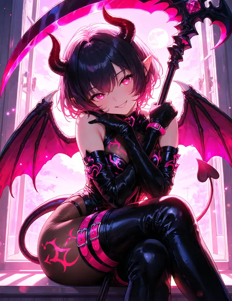 AI art "demon girl"
