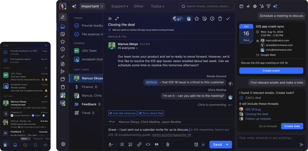 Shortwave desktop and mobile apps