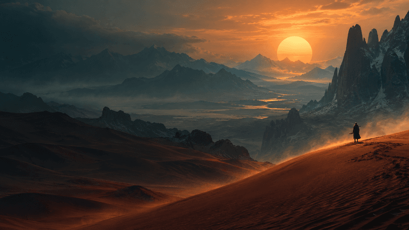 A lone traveler. An unfamiliar world.