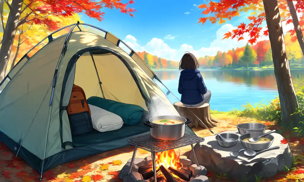 Autumn Camping - AI art contest on PixAI