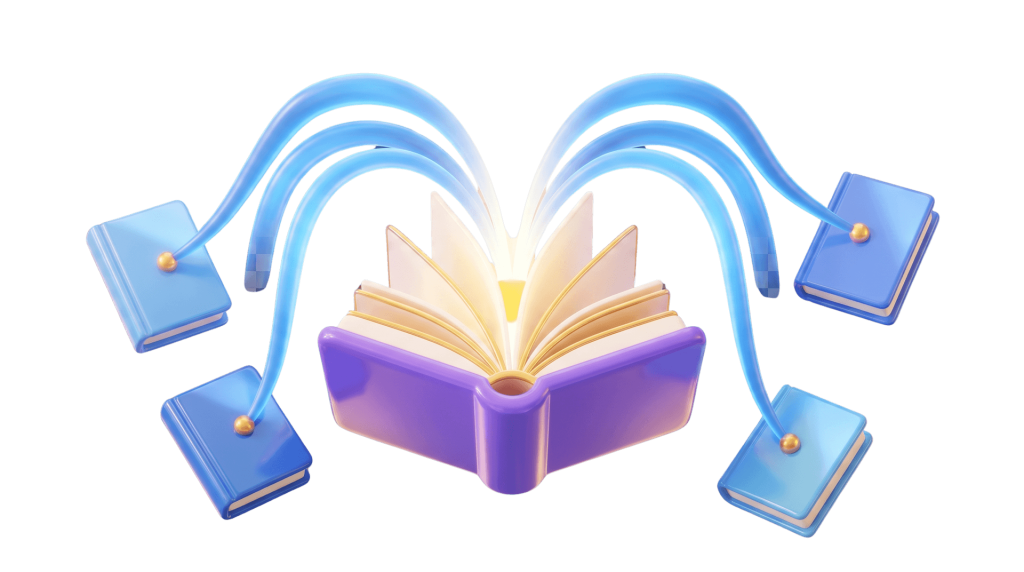 A father and son reading together, empowered by LUCA
