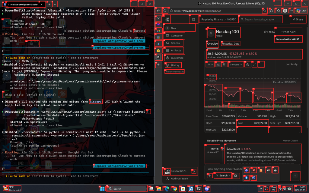 Annotated browser and terminal workflow