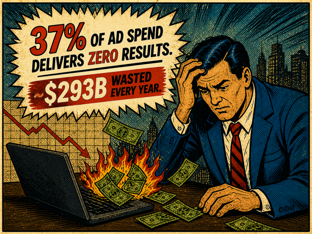Budget waste comic panel