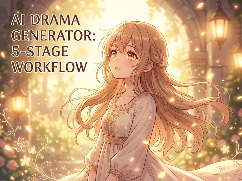 Anime AI Studio 5-stage creative workflow - Screenwriter to Director