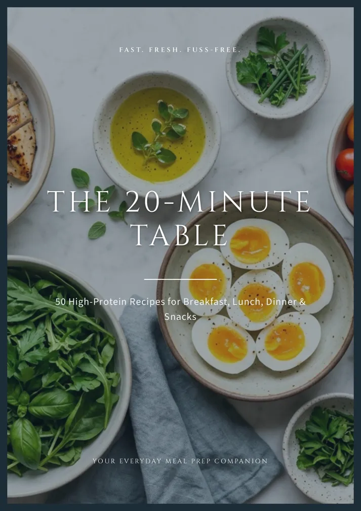 Quick Meal Prep Cookbook Template