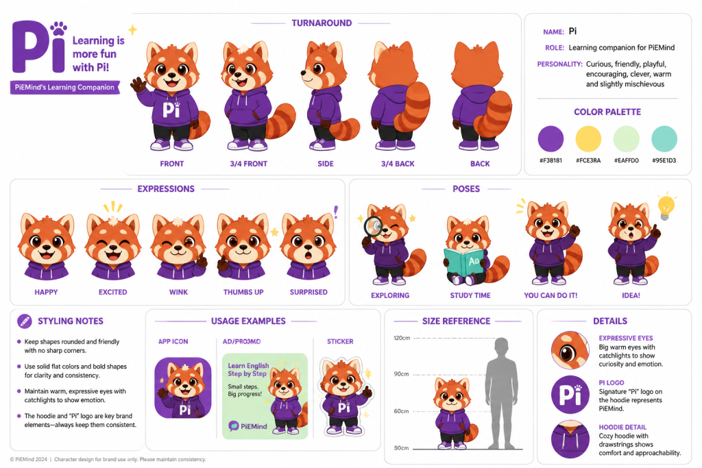 Pi character sheet