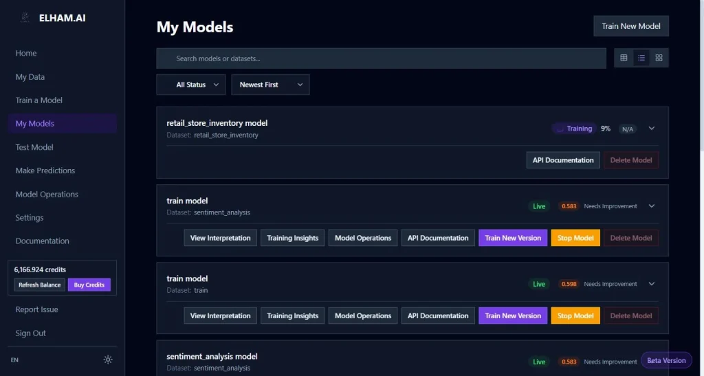 Manage Your Models