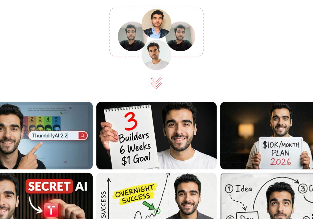 AI Face Swap Thumbnail Generator - Create YouTube thumbnails with your face