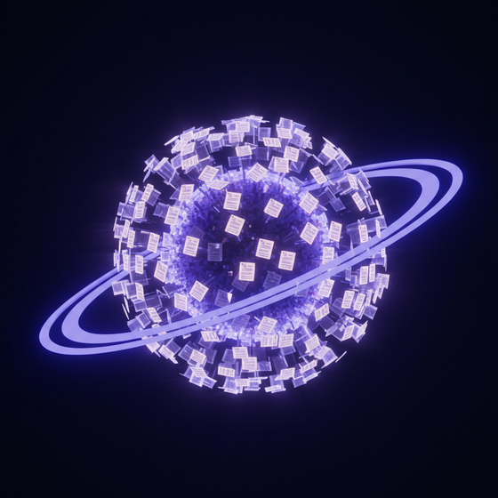 A planet made of documentation pages