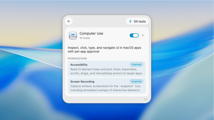 Macuse Computer Use — AI controlling any Mac application