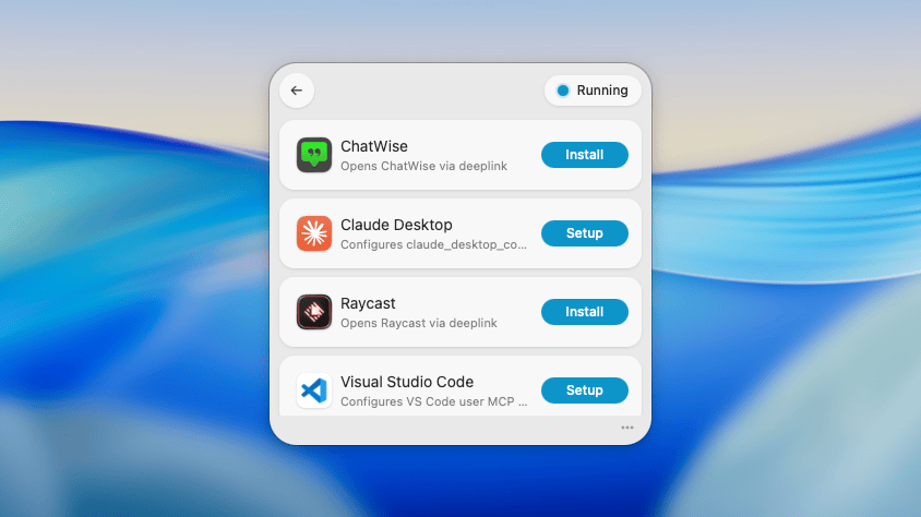 Compatible with Claude, Cursor, Raycast and more