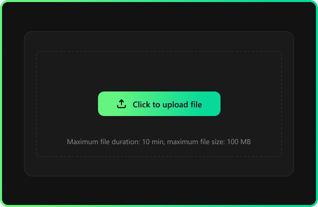Step 1. Upload Audio File