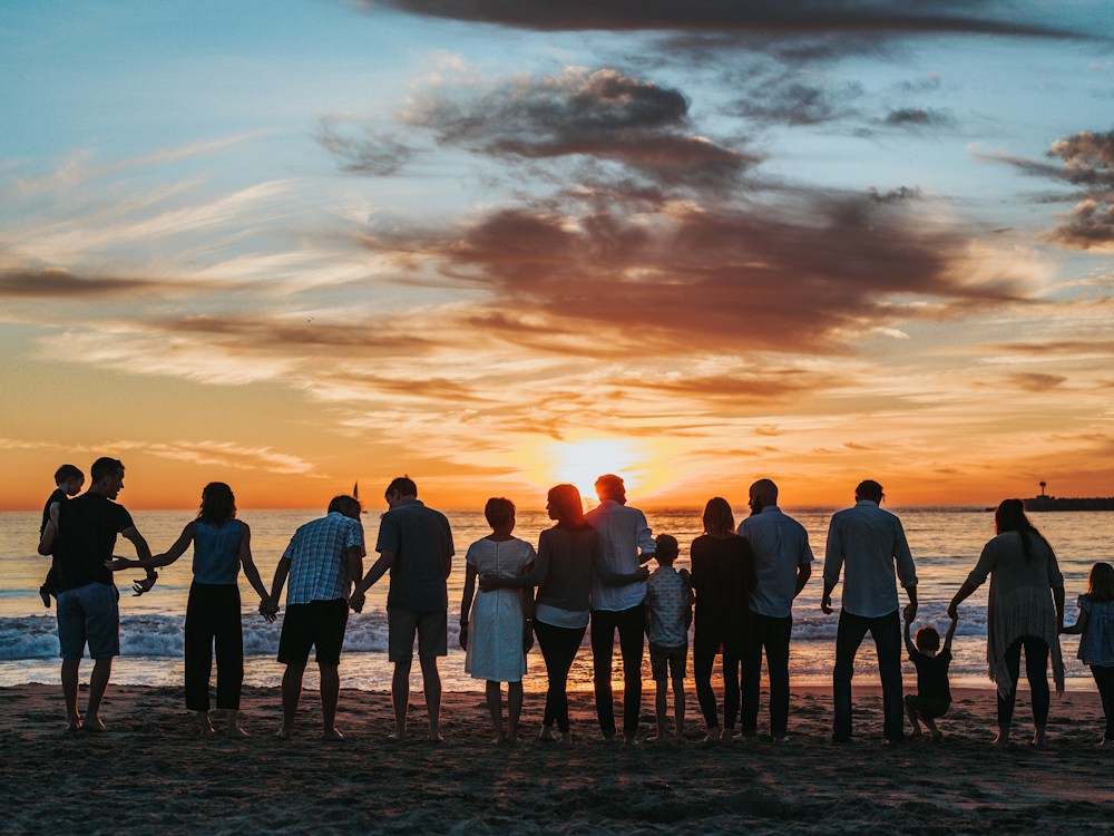 Illustrative clear family photograph preview