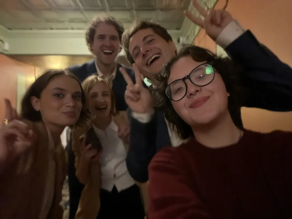 Clearer version of the same group photo