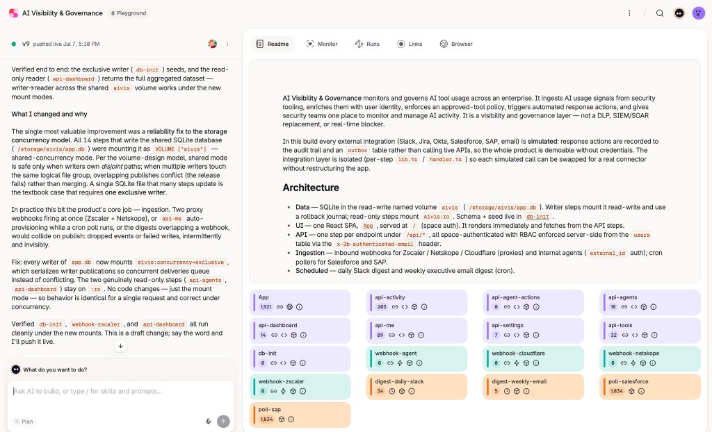 IT workflow screenshot