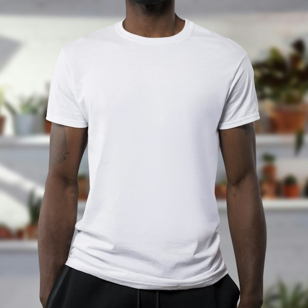 White men's t-shirt