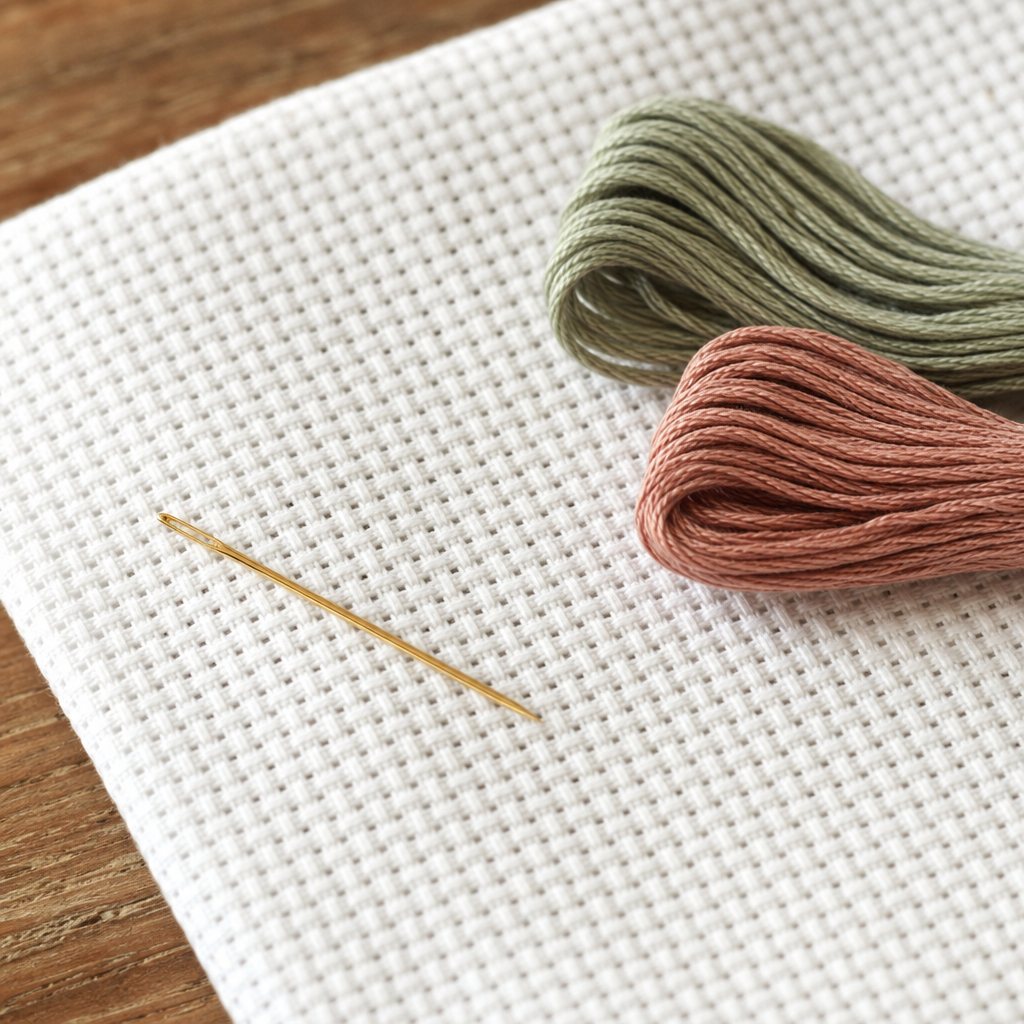 Aida cloth fabric count comparison and sizing