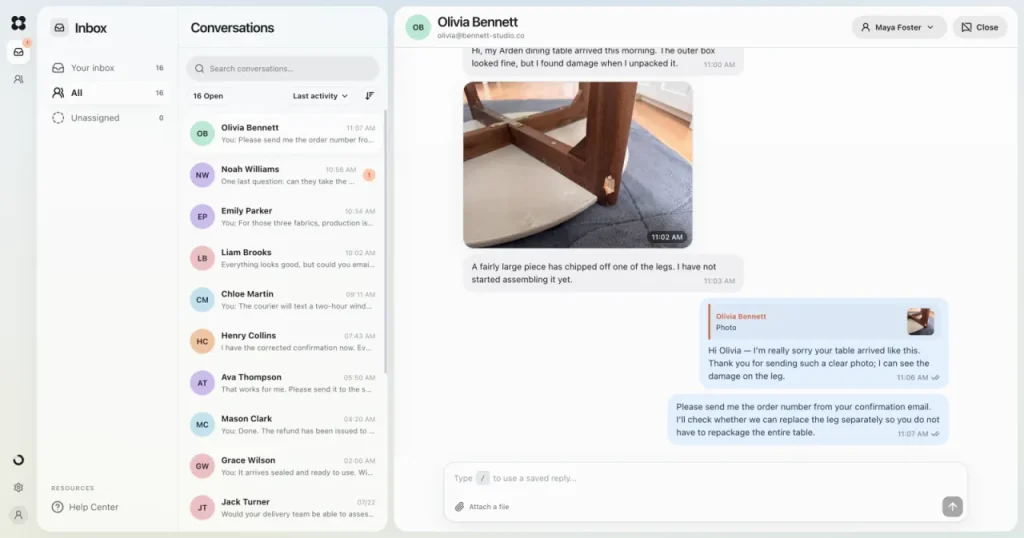 Agent inbox demo