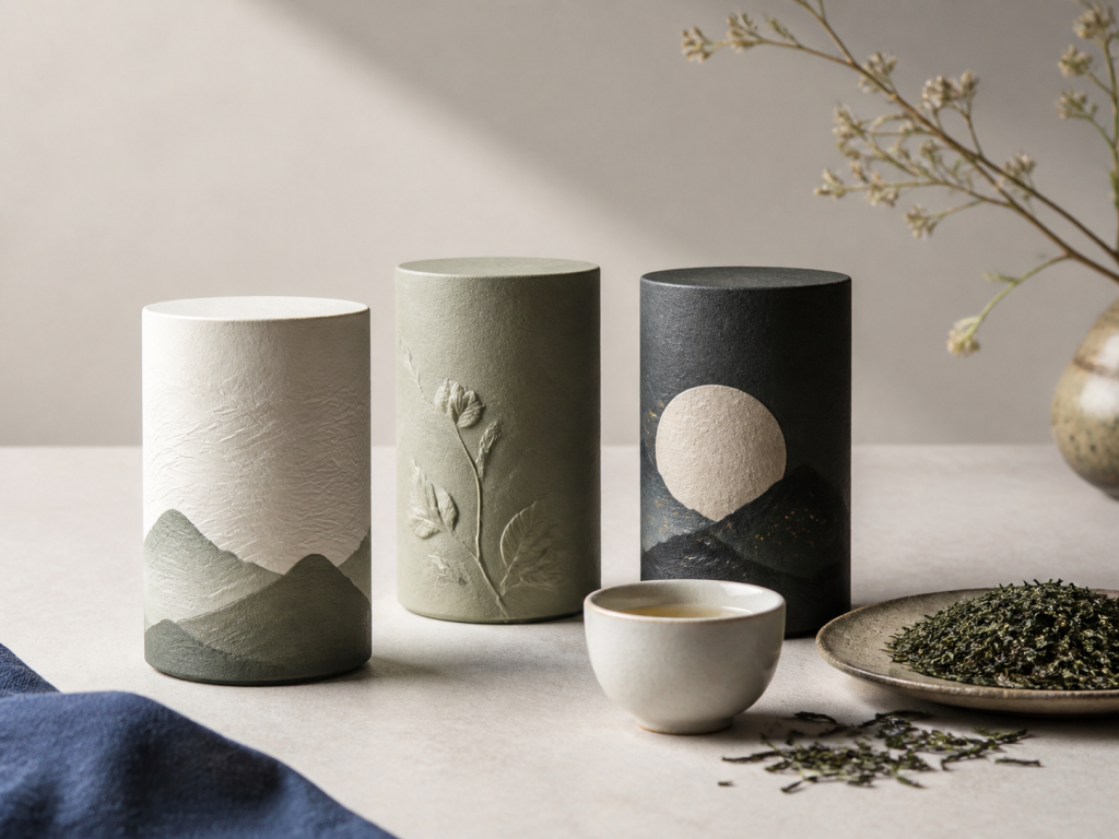 Eastern tea packaging display