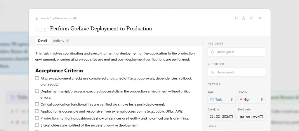 is.team dashboard